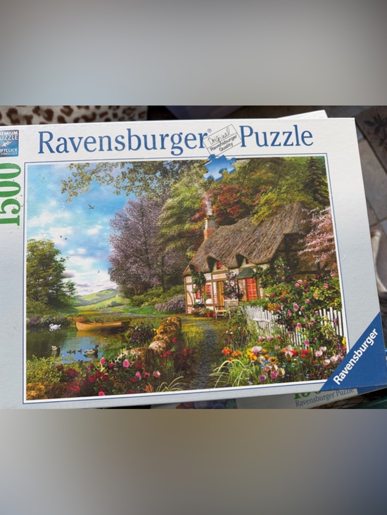 Ravensburger Other - Ravensburger 1500-Piece Cottage Garden Puzzle - Colorful Floral Scene